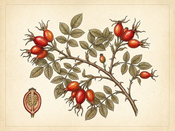 Rosehip (Rosa canina)