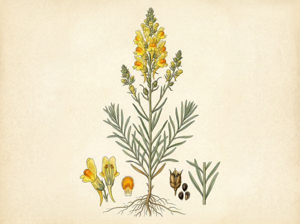 Toadflax (Linaria vulgaris)
